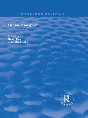 cover image of Urban Transport